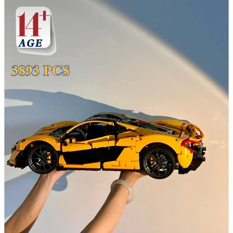 Gran oferta, 3893 Uds., modelo de bloques de construcción de automóviles deportivos MOC, juguete de construcción creativo para adultos y niños