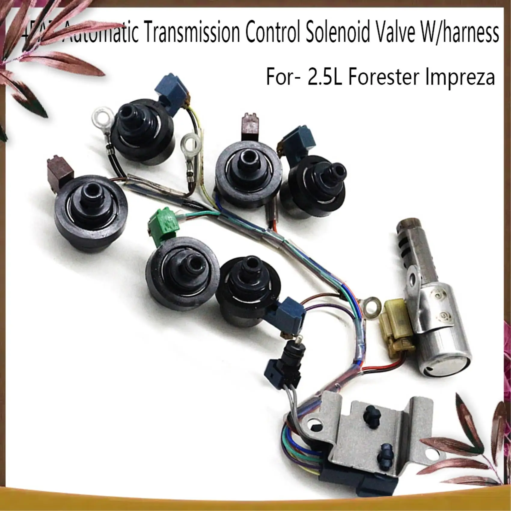 

AB59-4EAT Automatic Transmission Control Solenoid Valve With Harness Gearbox Control Solenoid Valve For-Subaru 2.5L Forester Imp