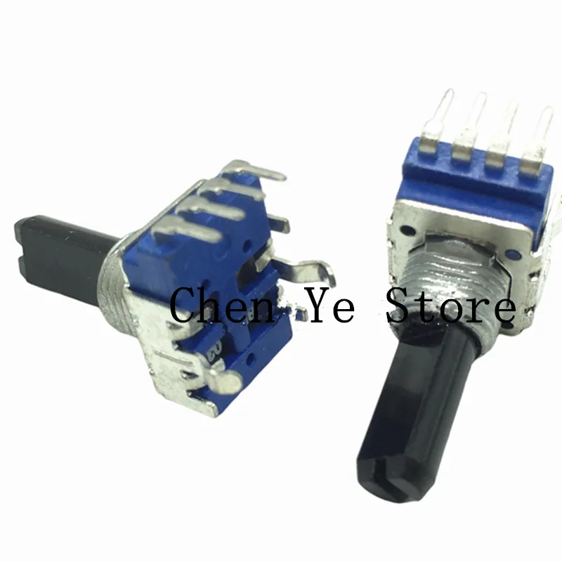 10PCS Mono potentiometer RK11K type  B1K 5K 10K 50K 100K 200K 4 foot potentiometer volume adjustment B10K B103 shaft length 18mm