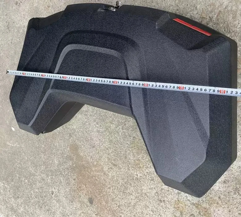 ATV Four Wheeler Modification Accessory Rear Cargo Storage Box Tool Case With Passenger Backrest
