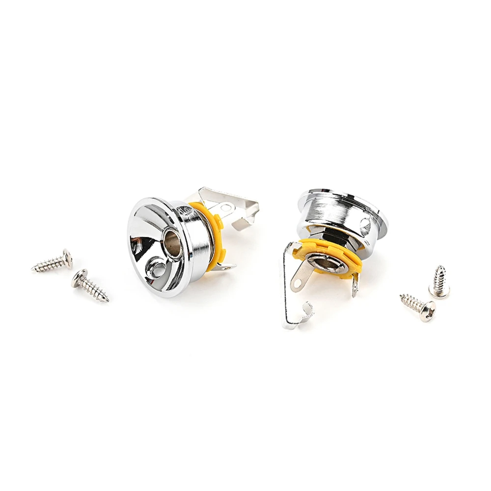 텔레캐스터 일렉트릭 기타 부품용 소켓 잭 플레이트 거치대, 6.35mm 1/4 인치