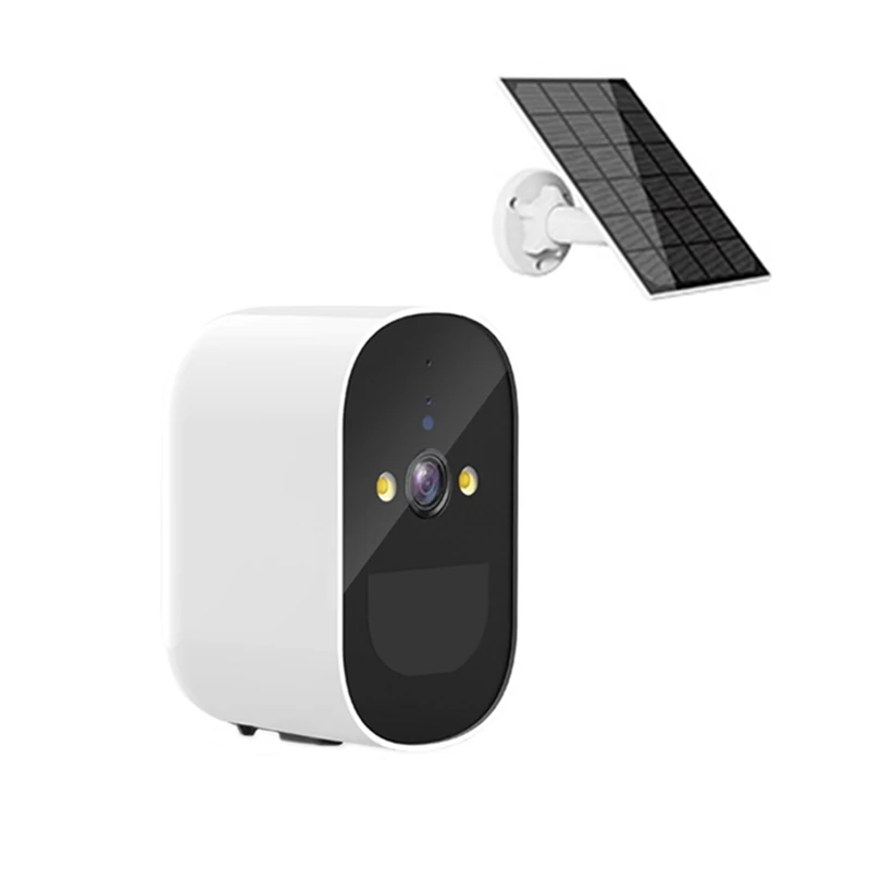 

1 Set Surveillance Camera 4 Megapixel HD Solar Camera Wireless Built-In Battery Home Security Camera Baby Monitor