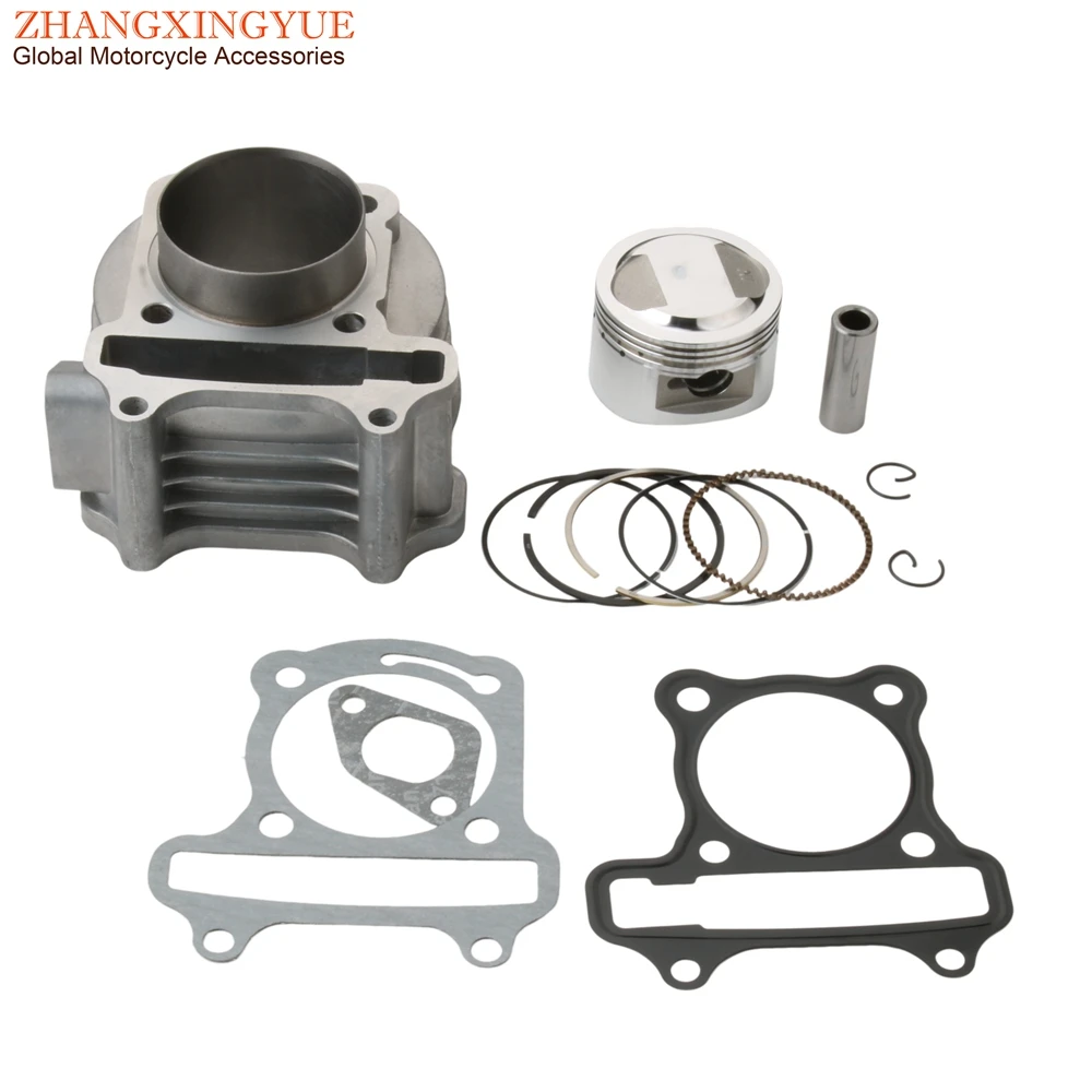 Scooter 52mm Big Bore Racing Cylinder Kit & Piston For Peugeot Kisbee 50 V-Clic 50cc 4T Engine Parts