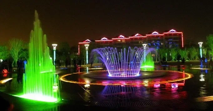 حمام سباحة تحت الماء LED أضواء IP68 مقاوم للماء شكل دائري ضياء 230 مللي متر DMX RGBW 4 في 1 18x4 واط مصابيح نافورة فائقة السطوع #6