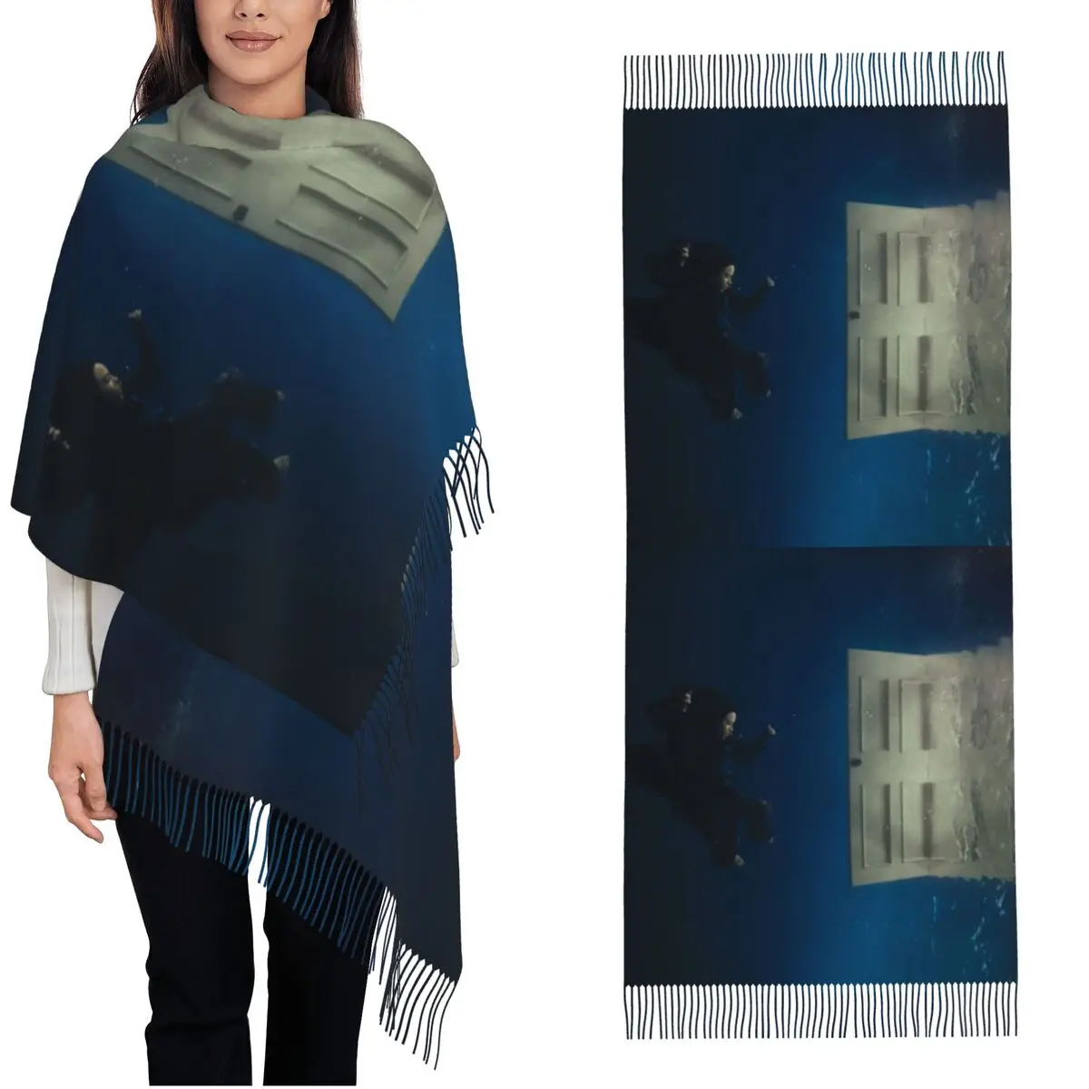 Billies Hit Me Hard And Soft Scarf for Womens Fall Winter Cashmere Shawls and Wrap Large Shawl Scarf Ladies