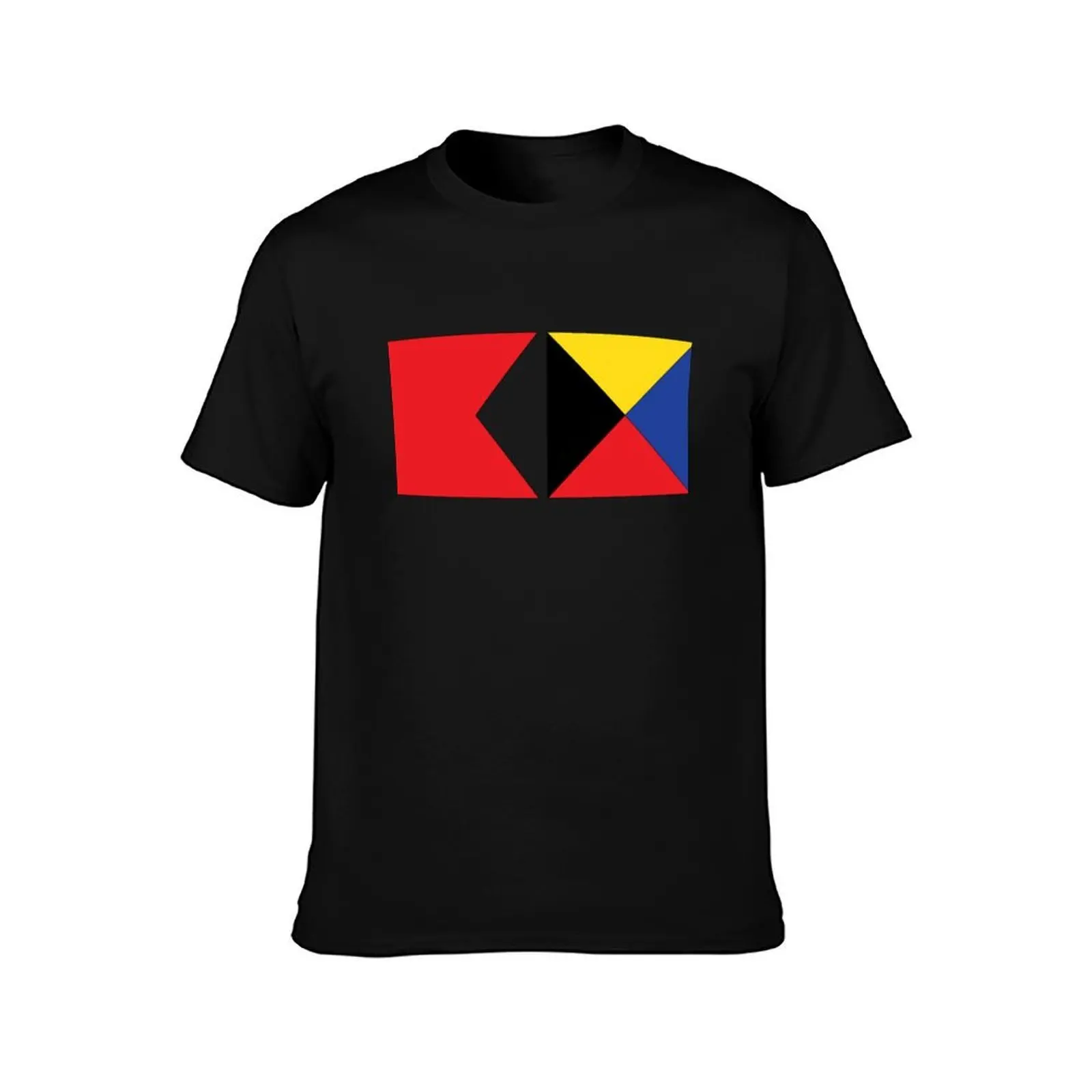 BRAVO ZULU SIGNAL FLAGS T-Shirt Retro Style Print Casual Top