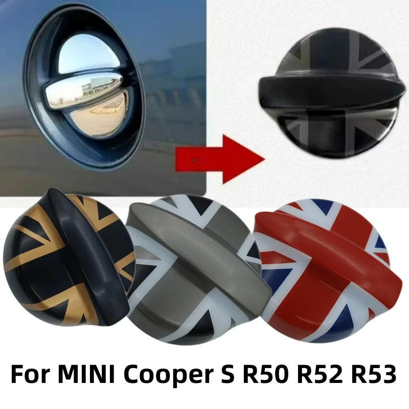 

Brand New Plastic The Black Flag Fuel Tank Cover Style For MINI Cooper S JCW R50 R52 R53 (1 piece) Car-Decoration