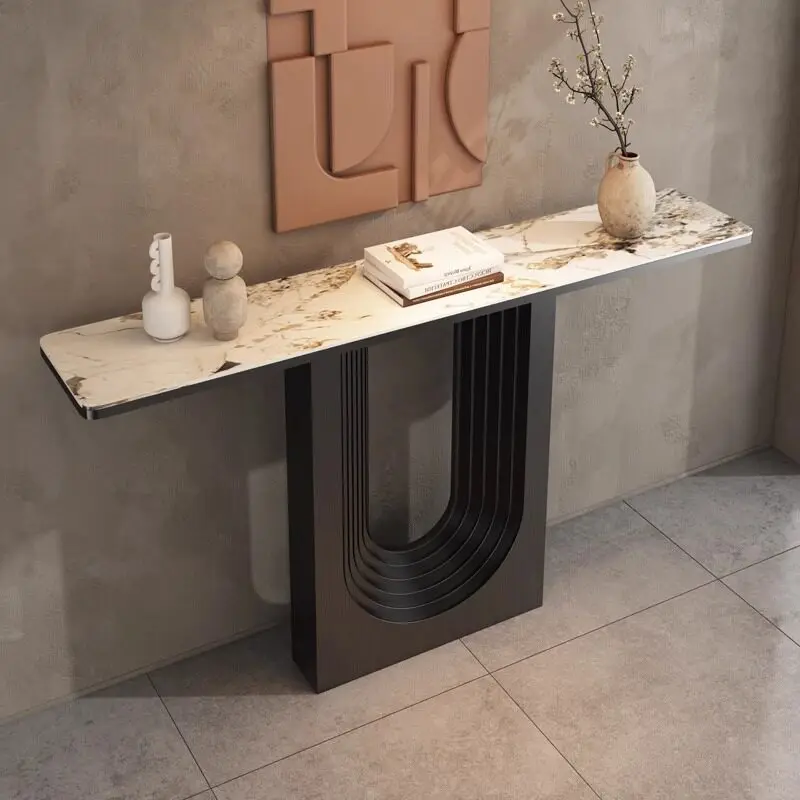 Minimalist Vintage Console Table Italian Creative Entryway Table Nordic Industrial Console Entree Modern Home Furniture