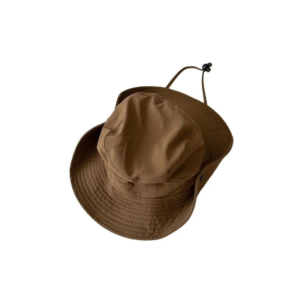 Quick-drying Kids Camping Hat Breathable Adjustable Rope Baby Sun Hat Skin-Friendly Windproof Children Fishing Hats Travel