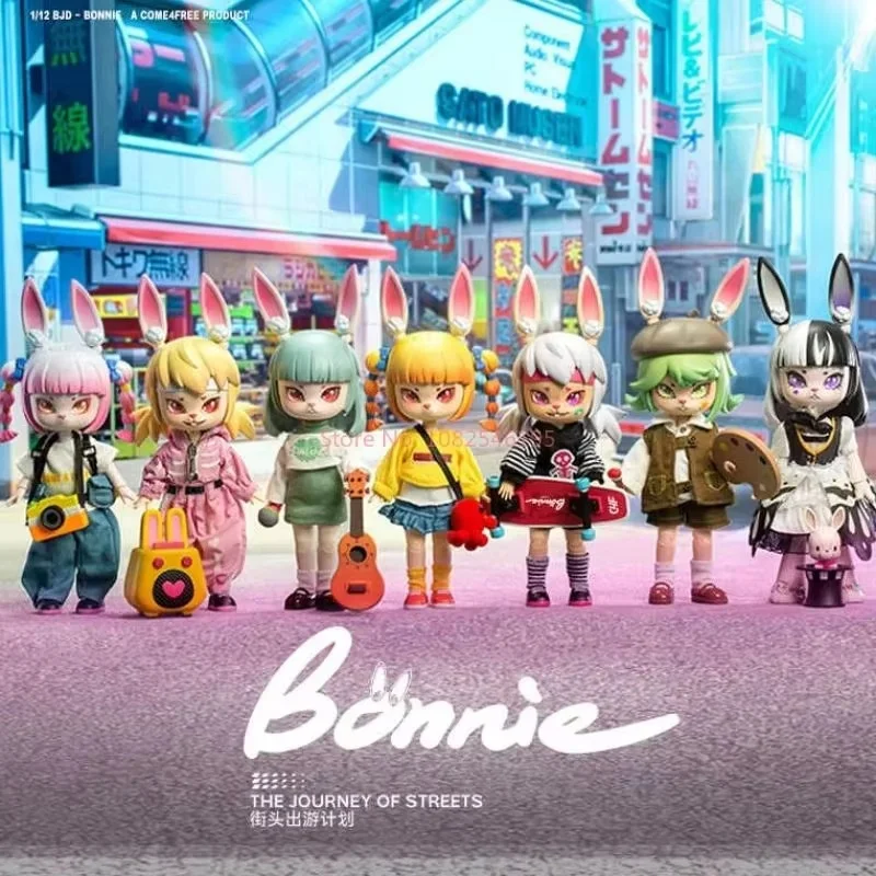 Genuine Bonnie Travel Plan Series Blind Box Movable Rabbit Doll Cute Ob11 1/12 Bjd Character Doll Anime Model Doll Gift Toy Girl view 4