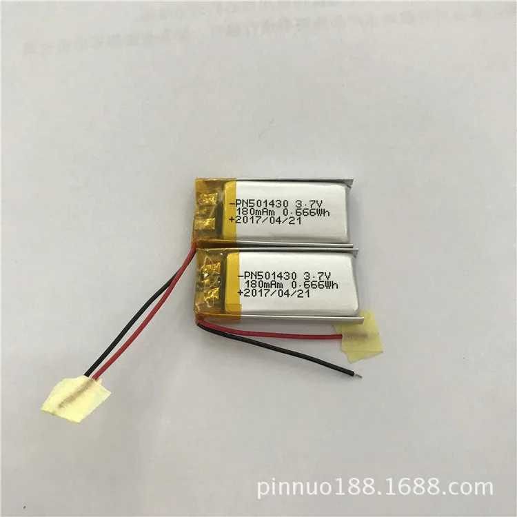 buy more will cheap tail lamp lithium battery 801721-180mah LDE gift lamp battery 501220-80mah sound with protection board