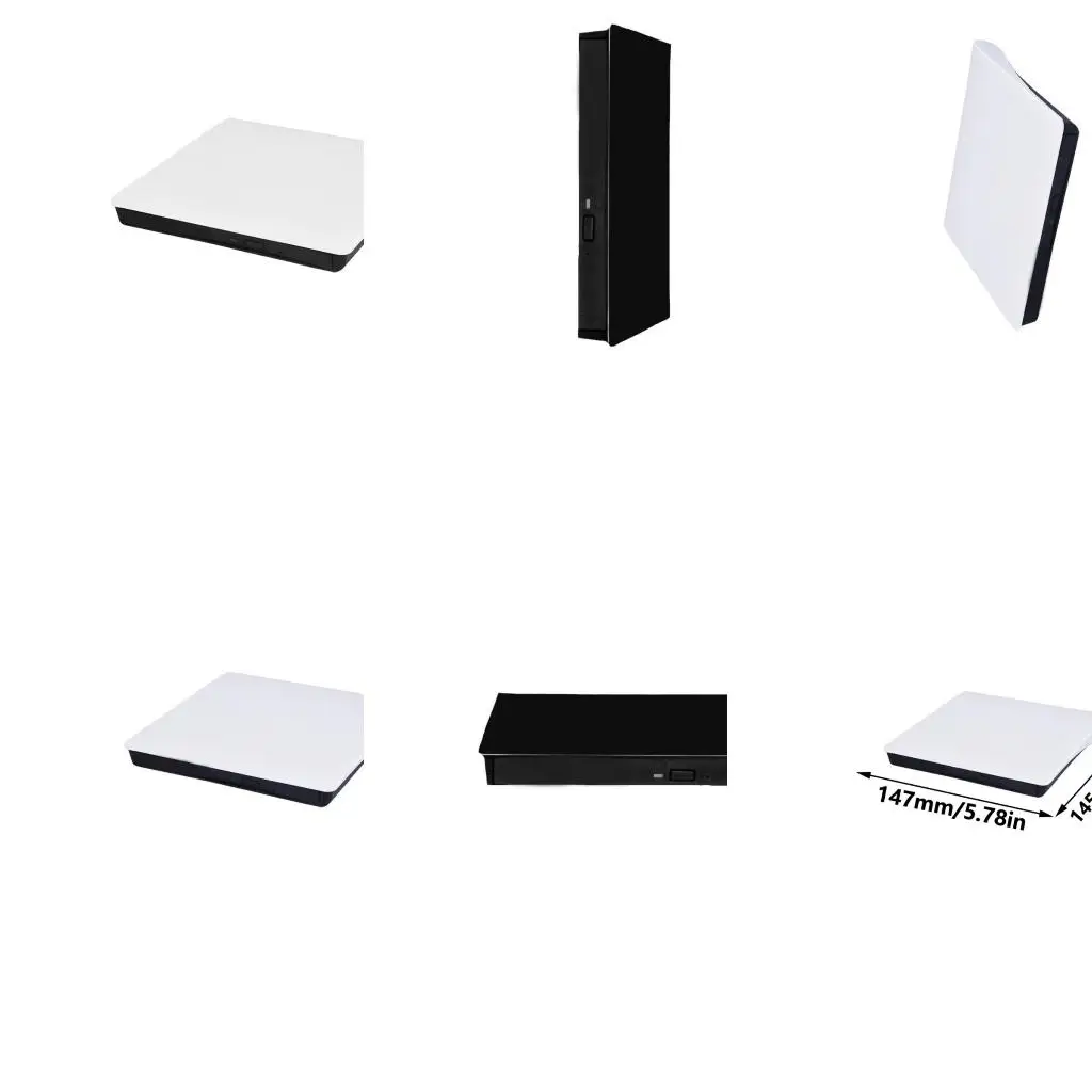 

Portable CDDVD Writer Player, USB3.0 External Optical Drives for PC Laptop A4WF