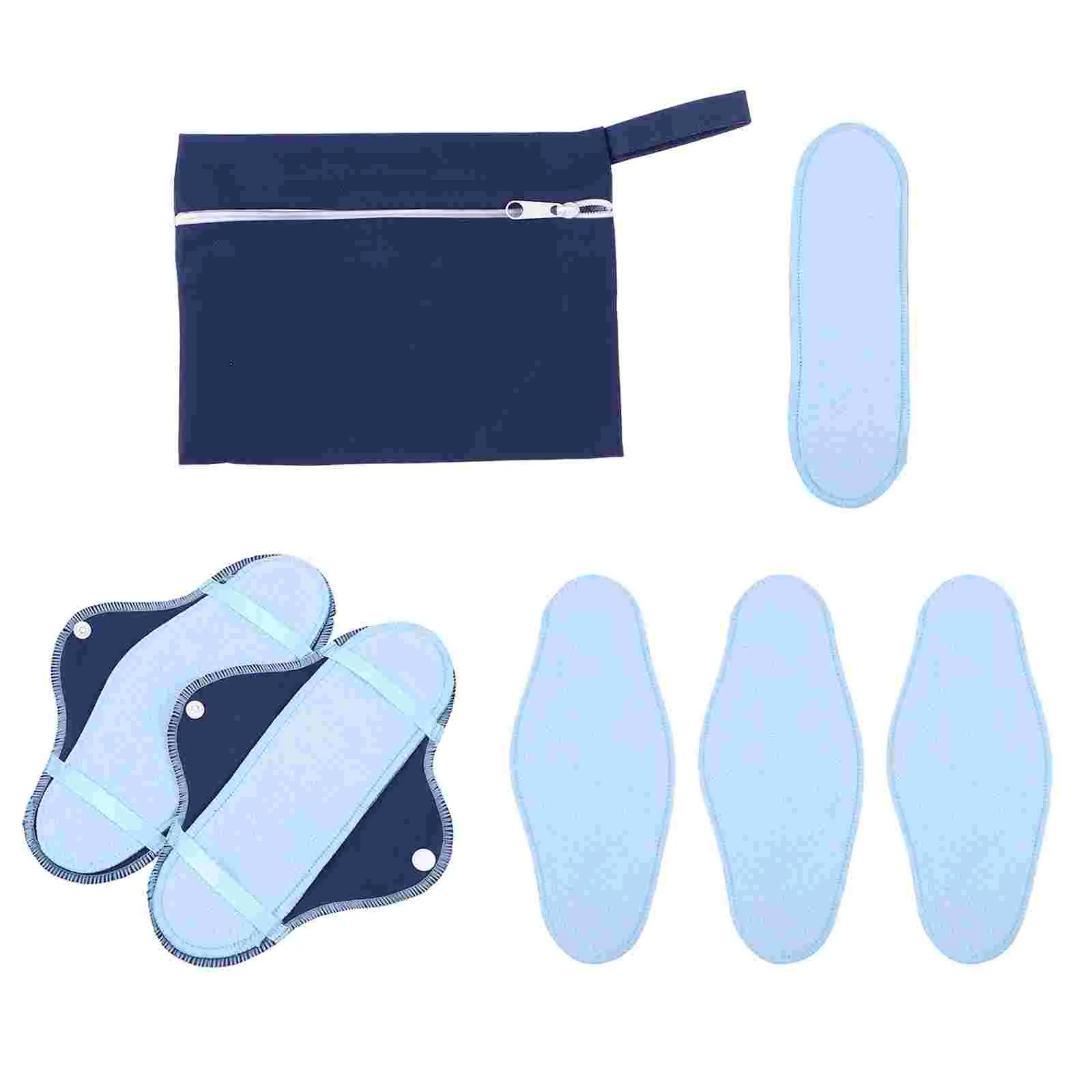 Polar Fleece Sanitary Napkin Pad Women Accessories Reusable Menstrual Pads Panty Washable Panties