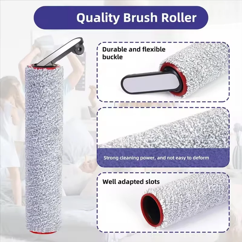 Accessories For Dreame H13 Pro/H12 Pro Ultra Brush Roller and HEPA Filter Replacement Holder Wet Dry Vacuum Cleaner Spare Parts