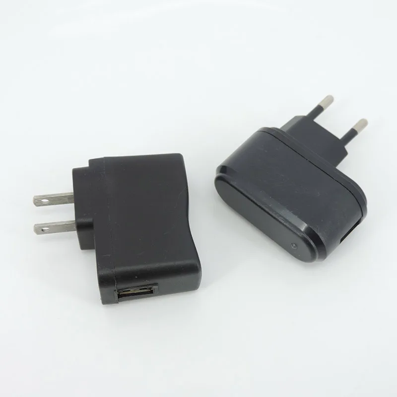 AC to DC EU/US 5V 1A 1000ma USB port Charging Power Adapter Supply plug mobile phone Wall Charger 100V-240V led light