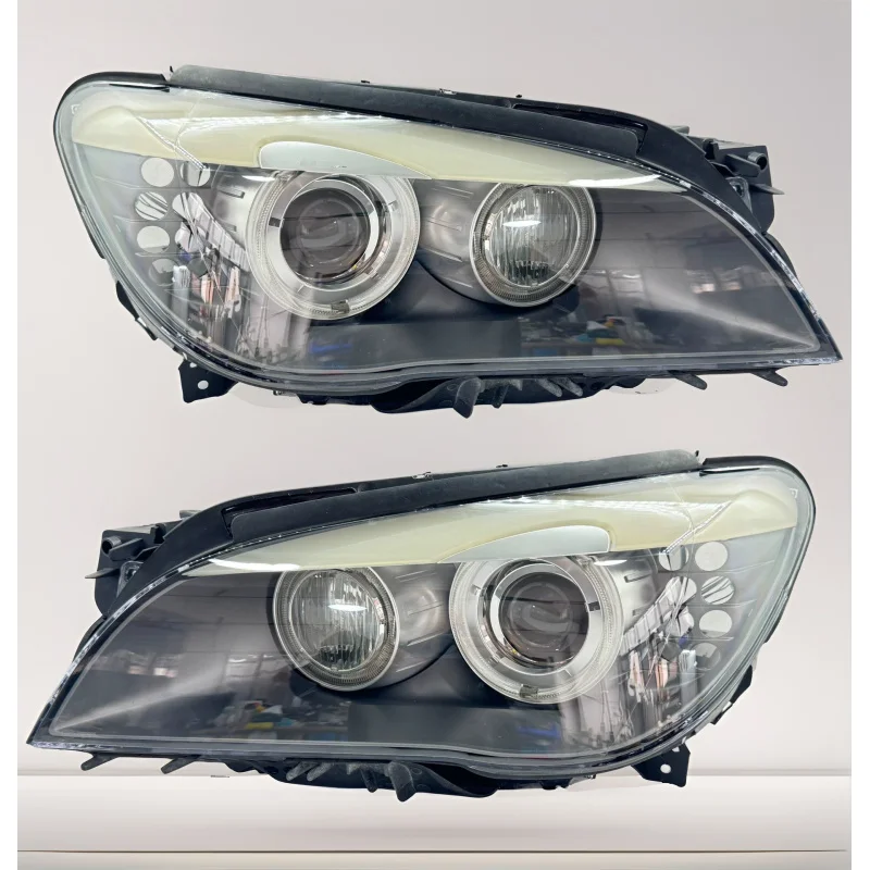 AHL Xenon Headlight Assembly for BMW 7 Series F01 F02 2009-2012 Left Right 63117228427 7228428 Cornering Light IP68 Direct Repla