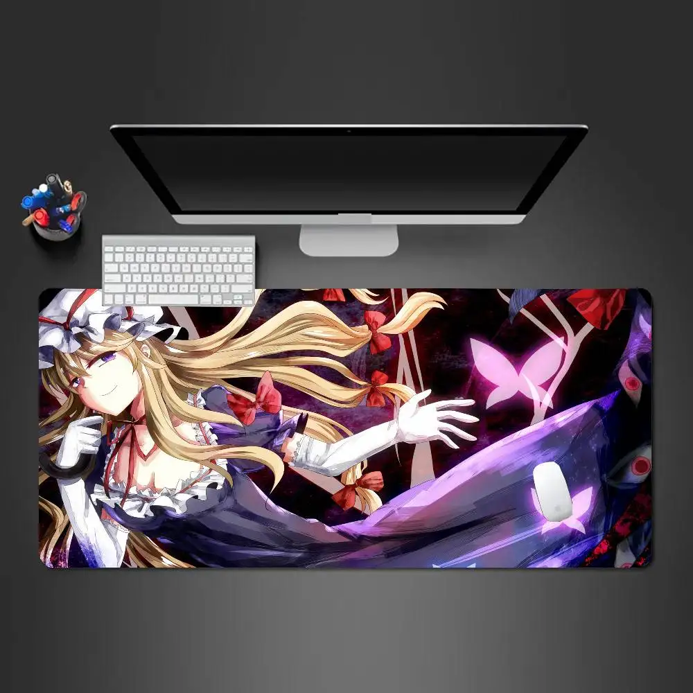 Yukari Yakumo Anime T-Touhou Project Mousepad Non-slip Suitable For Office Computers Laptops E-sports Game Desk Mats XXL Keyboa
