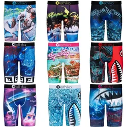 Ethika Heren Ondergoed Boxers Sexy Fashion Print Mannen Slipje Underware Slipje Boxer Slips Korte Broek Broek Ademend Plus Size