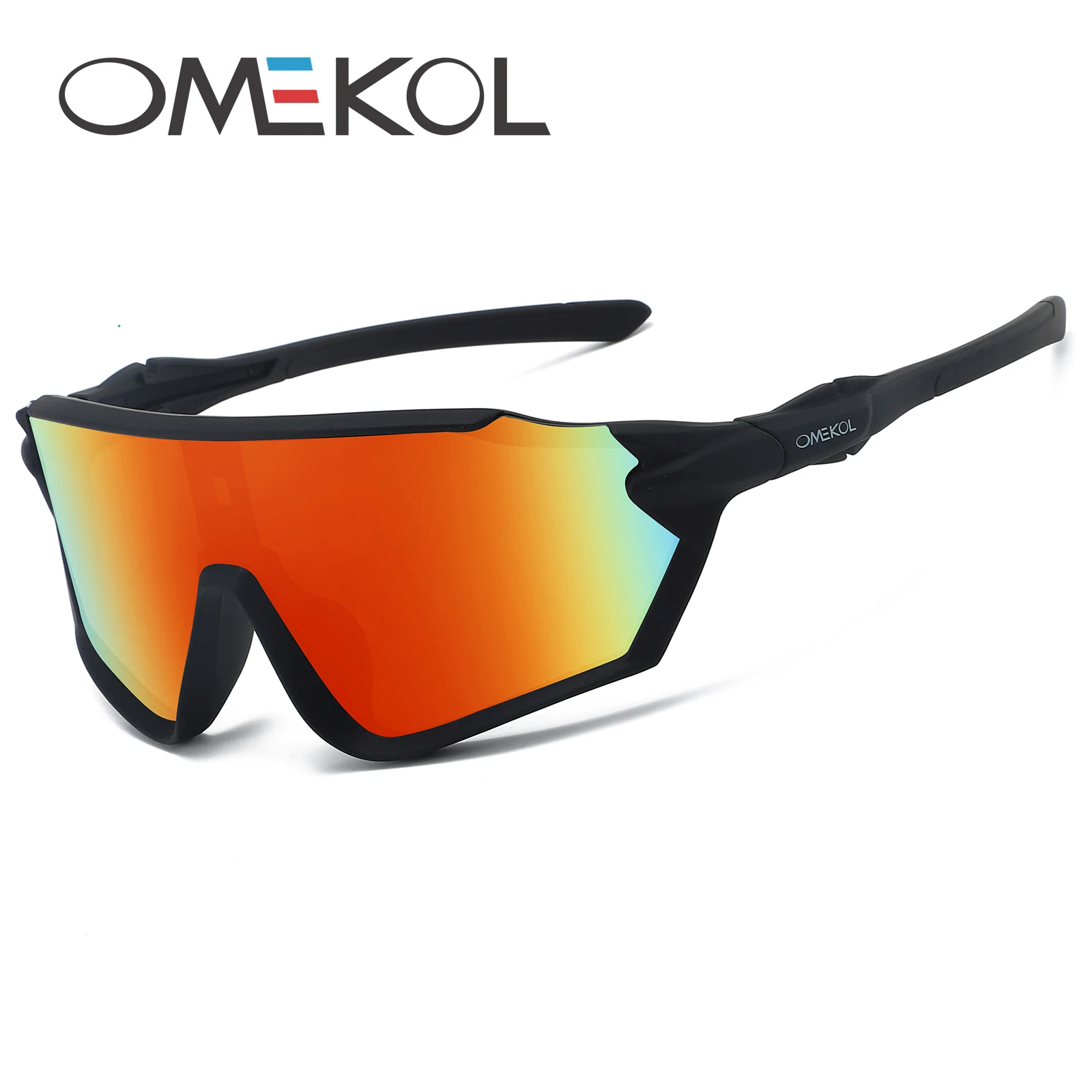 OMEKOL BRAND New Cycling Sunglasses Men Women UV400 Sun Glasses Fishing Goggles Outdoor Baseball Softball Sport Cycling Eyewear