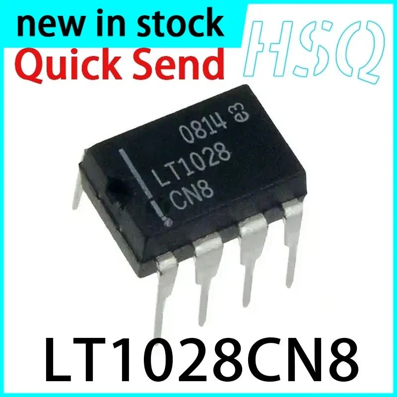 5PCS New LT1028CN8 LT1028 DIP8 Low-noise High-speed High-end Single Operation Amplifier Chip in Stock