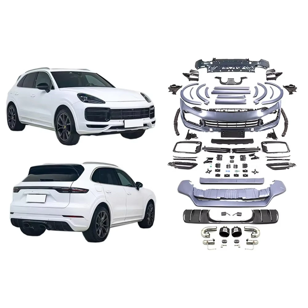 High Quality Bodykit for Pors Caye 2018-2023y Coupe-Turb GT Style Body Kit with SD Fenders Auto Car Upgrade Bodykit Facelift Set