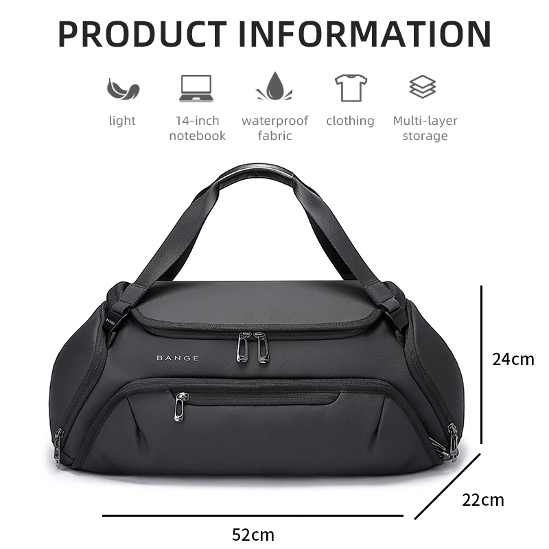 Men Travel Handbag Large Capacity Duffel Hand Luggage Multifunctional Camping Travel Backpack Women Large Capacity Sports Bags