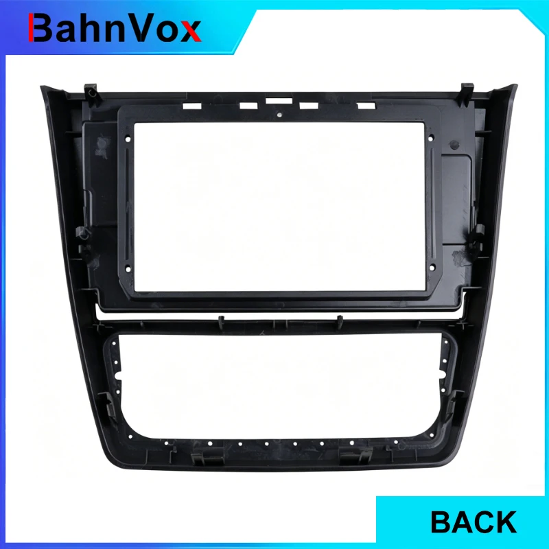 10 inch Car Plastic frame for Skoda Yeti 5L 2009 - 2014 2din Android Radio Stereo GPS Fascia bezel Panel Adapter wire harness