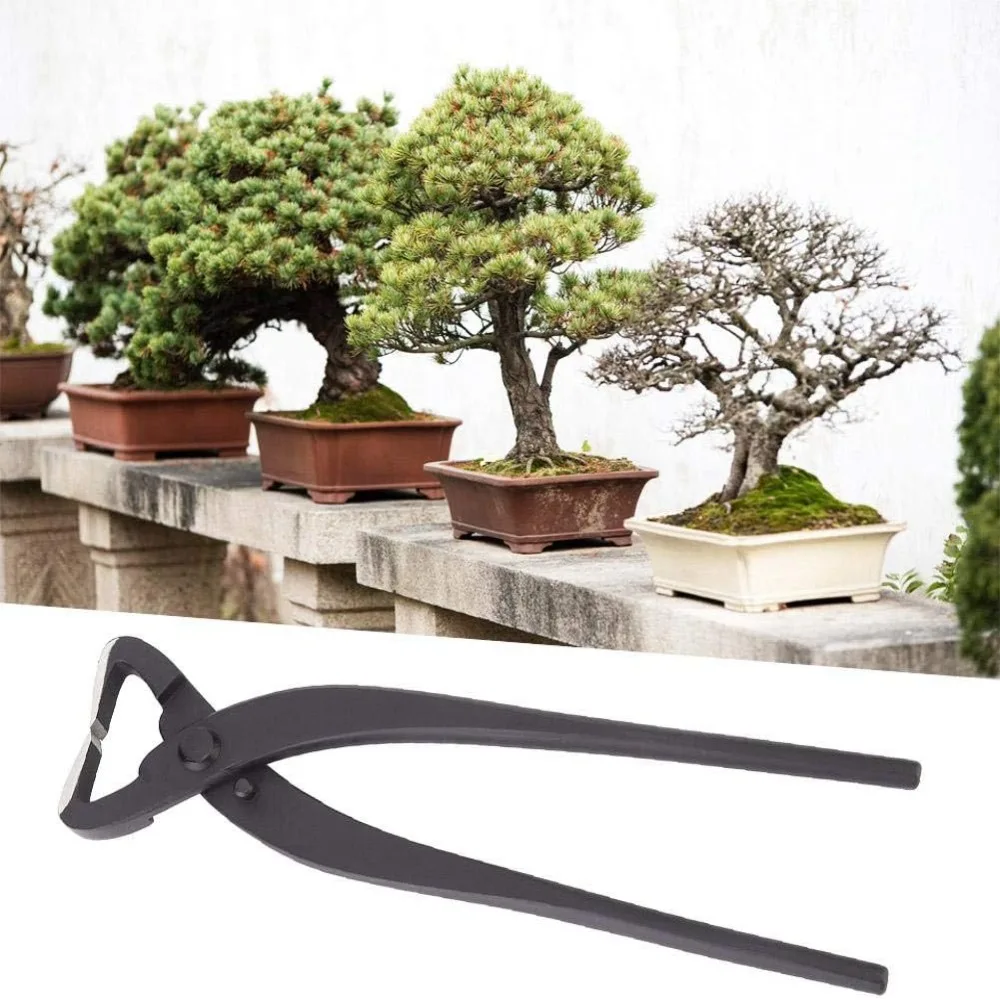 Premium Ply Steel Bonsai Trunk Splitter Black Durable Styling Cutter Ergonomic Handles Bonsai Tool Trunk Splitting