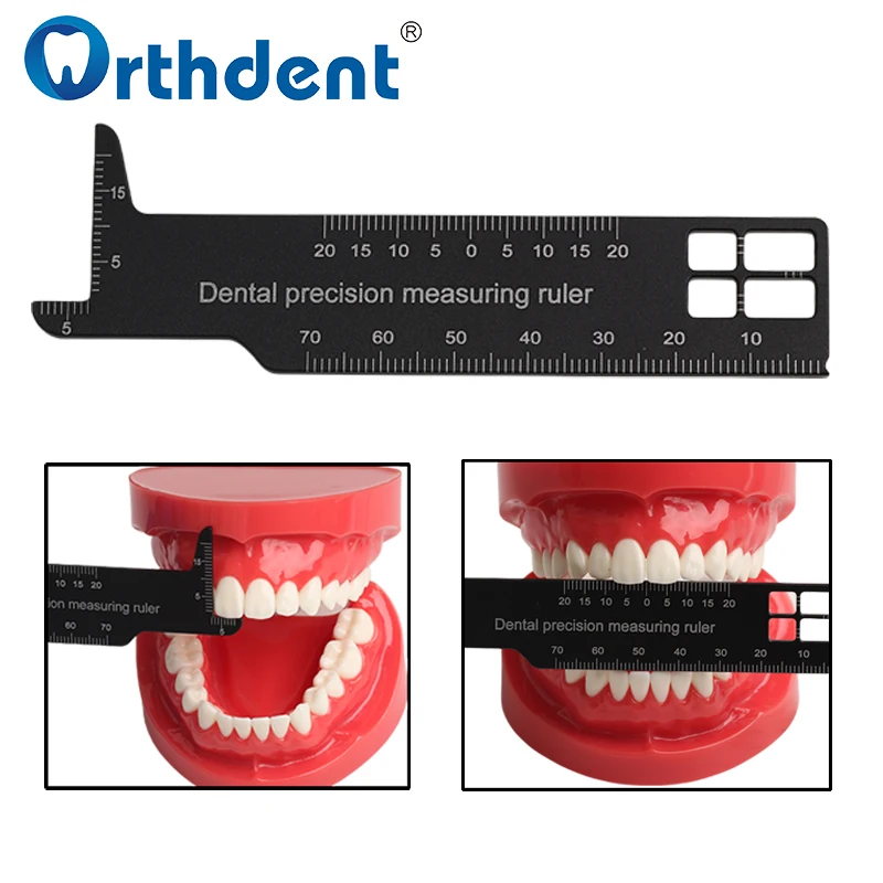 1 szt. Precyzyjny miernik dentystyczny Ortodontyczny przyrząd do pomiaru stomatologii fotograficznej