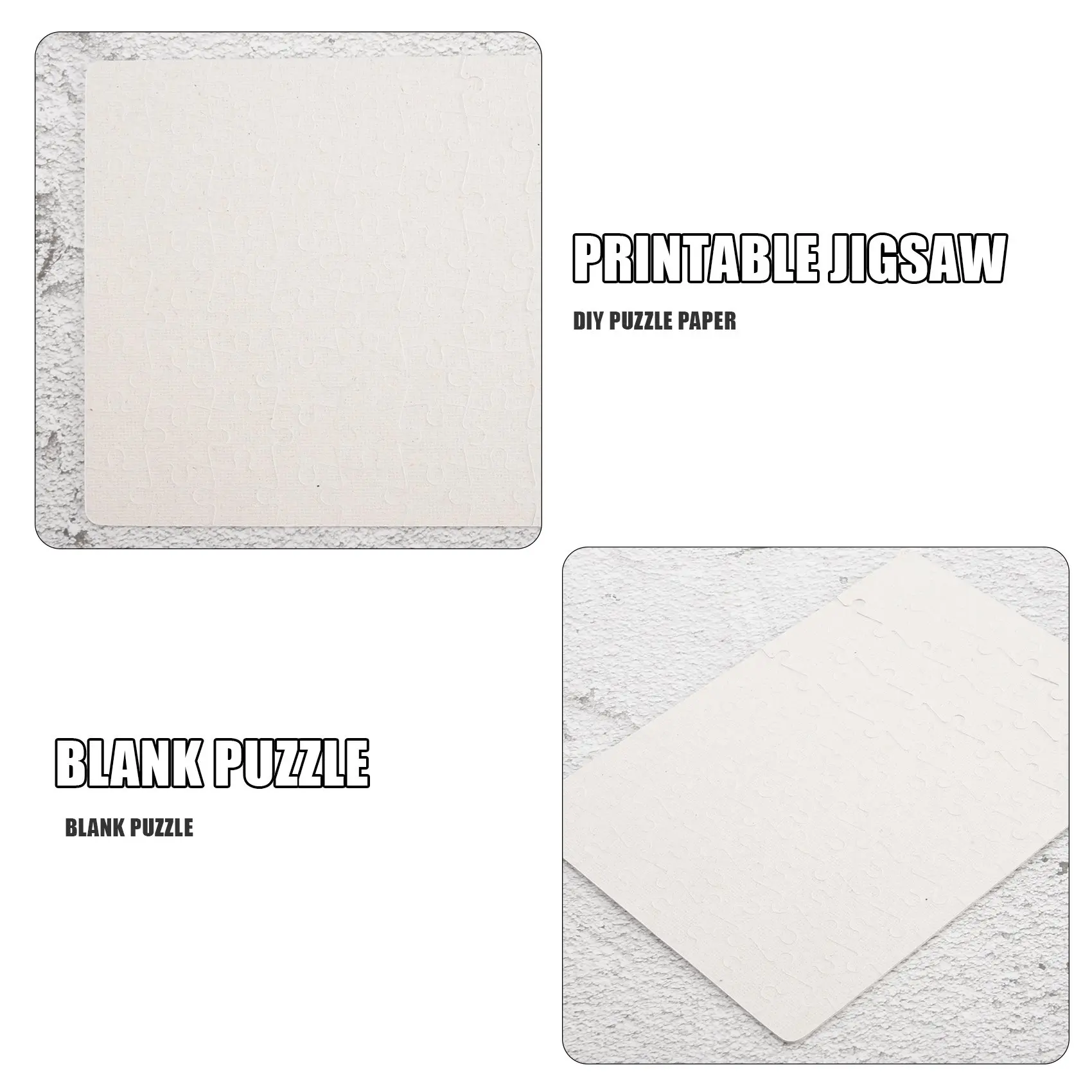 Sublimation Blank Puzzle 10Pcs/Lot DIY Craft A5 Jigsaw Puzzle For Sublimation Ink Transfer-AT35