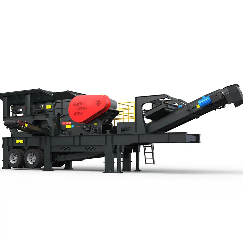 Customized Complete Quarry Crushing Machine Mobile Granite/Limestone/Gravel Jaw Crusher Engine PLC High Capacity Easy Operation