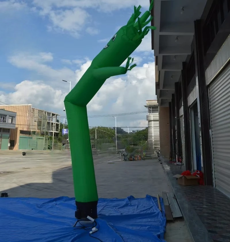 Price Offer 20ft Green Inflatable Sky Aerial Dancer Ad