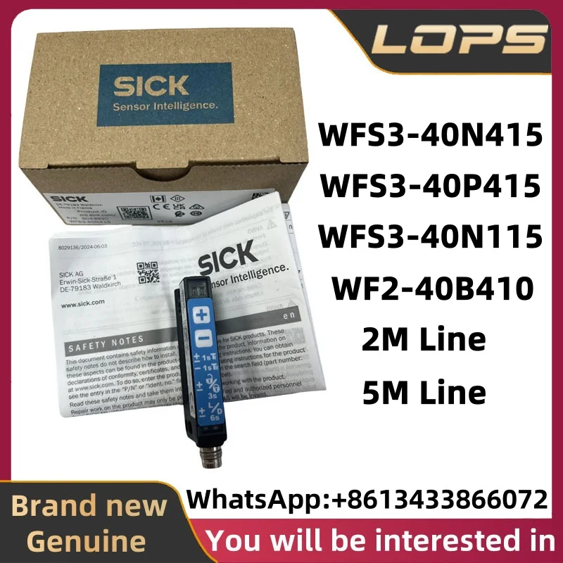 WFS3-40N415 WFS3-40P415 WFS3-40N115 WF2-40B410 Brand New Original SICK Slot Type Switch Label Sensor, Welcome to Consult