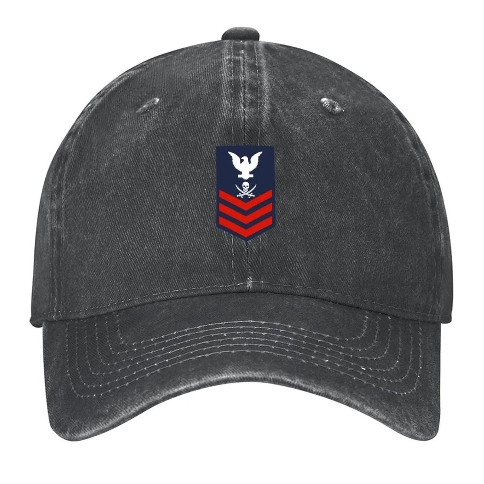 

Pirate Petty Officer - Coast Guard PO1 - Calico Jack Baseball Cap sun hat Fashion Beach Hip Hop Male hat Mens Tennis Women's
