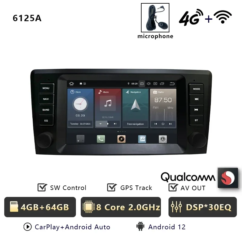 CHSTEK Autoradiostation Carplay Android13 Voor Volvo S60 S40 V40 V70 XC70 XC90 2000-2004 Multimedia navigatie GPS Bluetooth