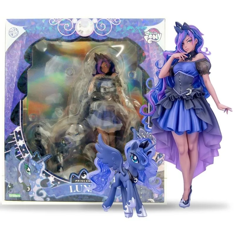 Original Kotobukiya My Little Pony Princess Luna Bishoujo Statue Action Figure, New Sealed Box, Classic Retro Collectible Figure