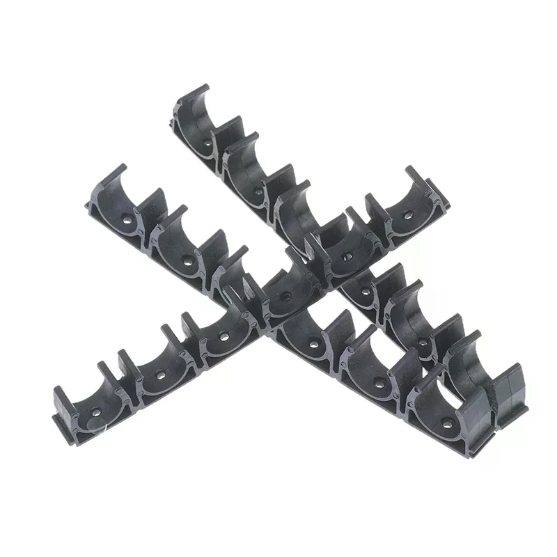 Pneumatic Tube Air Hose Fixing Clamp 6 Way 4/6/8/10/12/14/16/18/20mm Water Pipe Holder Gas Compressor Tubing Diversion Flow C