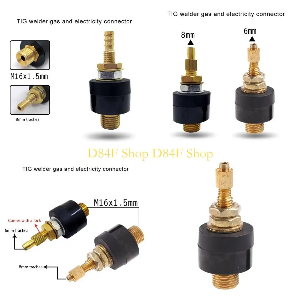 

D84F Torch for Soldering Welding Connector Gas Electric Quick Connector MIG TIG Weld