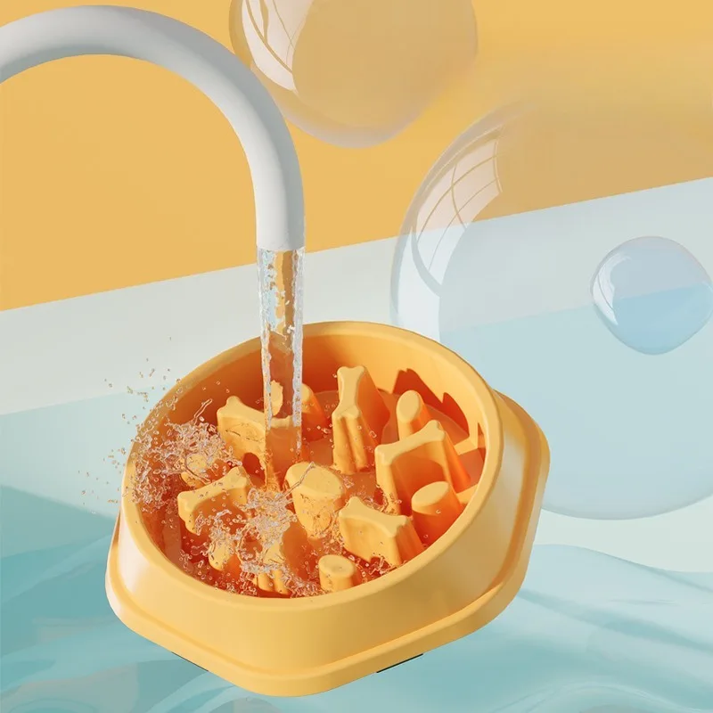 スローフィーダー犬用ボウル、犬用餌入れ、滑り止めペット用餌入れ、小型犬用餌入れ、猫用ボウル、窒息防止