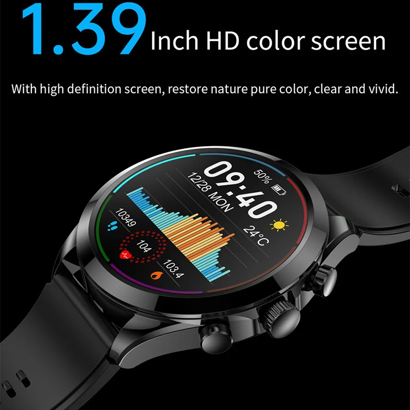 Xiaomi 2024 Bluetooth Call Smart Watch Men ECG+PPG Heart Rate Blood Sugar Pressure Oxygen Health Monitoring Smartwatch Clock