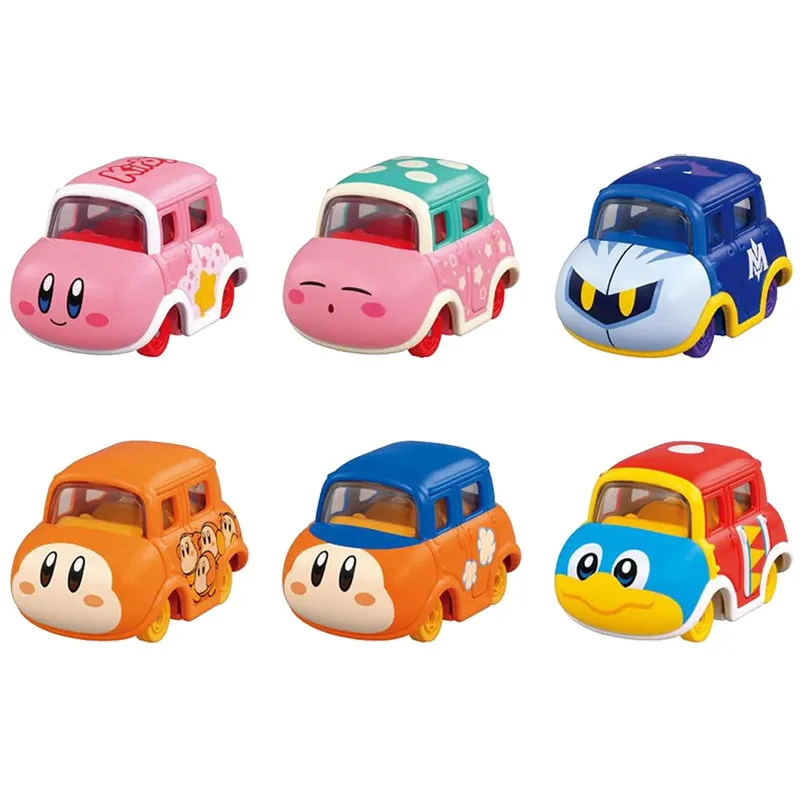 

Original TOMIKA Kirby Alloy Car Model Toy Ornament Collection Kawaii Capp Waddle Dee Doo Car Styling Kid'S Toys Birthday Gift