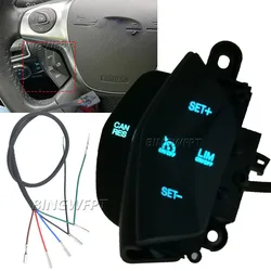 Multifunction Steering Wheel Button Switch Car Cruise Control Switch Speed Control System For Ford Focus 3 2012-14 kuga 2012-15
