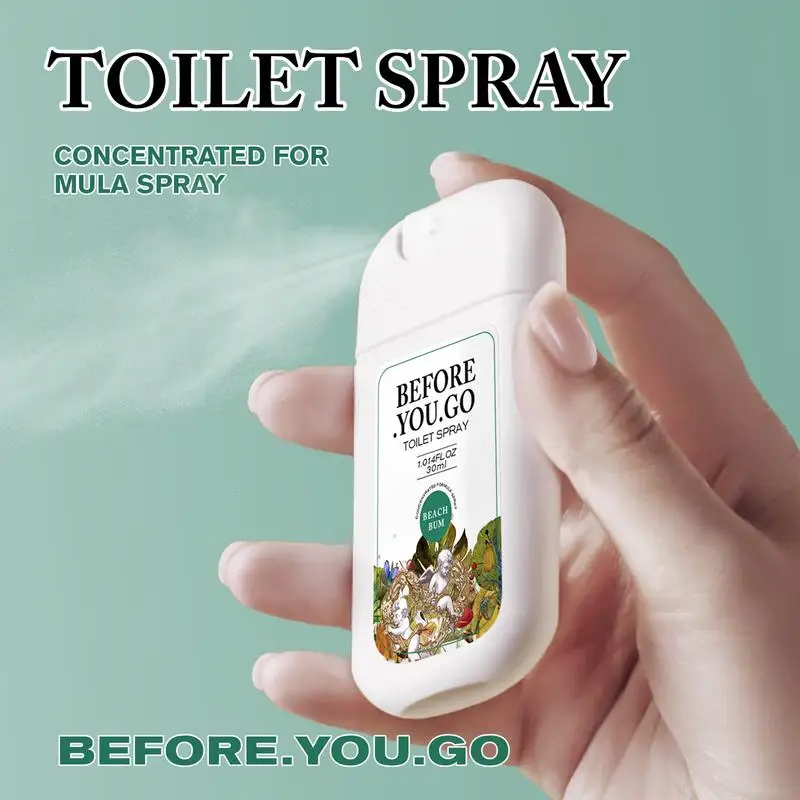 Toilet Spray Extra Long Lasting Before You Go Toilet Spray Bathroom Air Freshener Odor Eliminator Poo Be Gone Toilet Spray 30ml