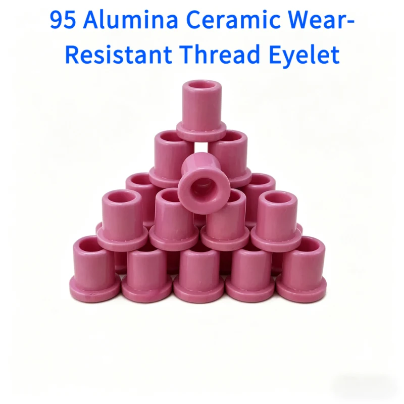 Winding Textile Wire Guide, 95 Alumina Ceramic Wear-Resistant Thread Eyelet Spinning Equipment
