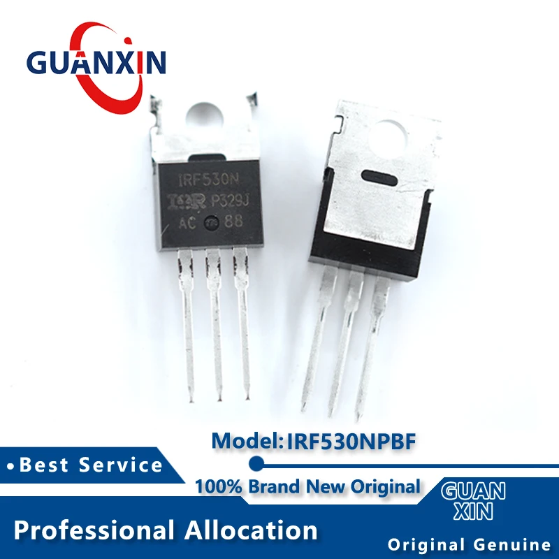 

100% New electronics IRF530NPBF TO-220AB Marking IRF530N IRF530