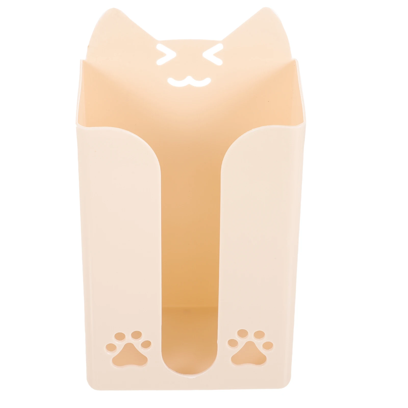 

Wall Mounted Tissue Box Holder Kitchen Bathroom Plastic Material Small Cat Design Face Towel Storage Multipurpose Nail Free