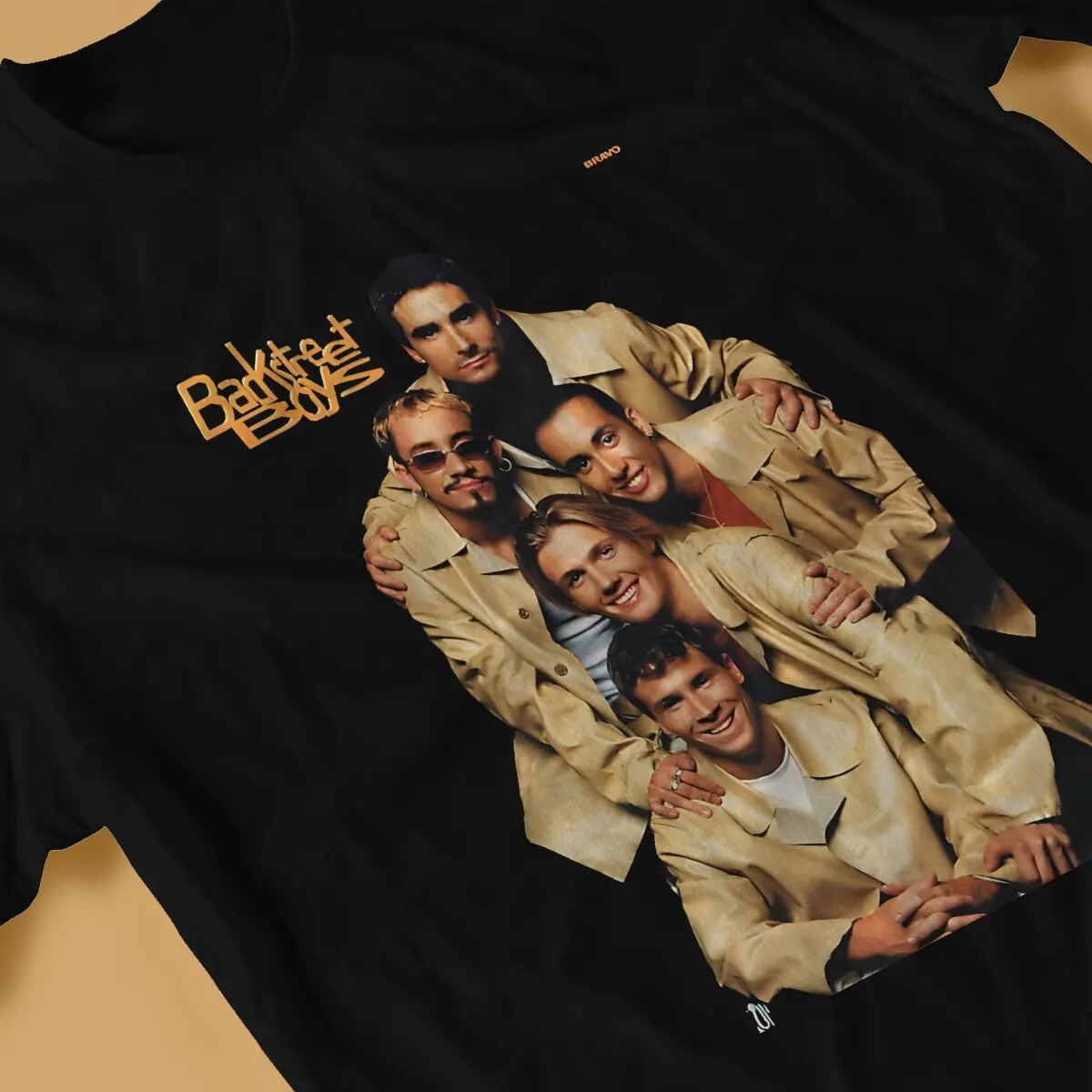 Golden Memory Men T Shirts Backstreet Boys Crazy Tees Short Sleeve Crewneck T-Shirts 100% Cotton Gift Idea Clothes