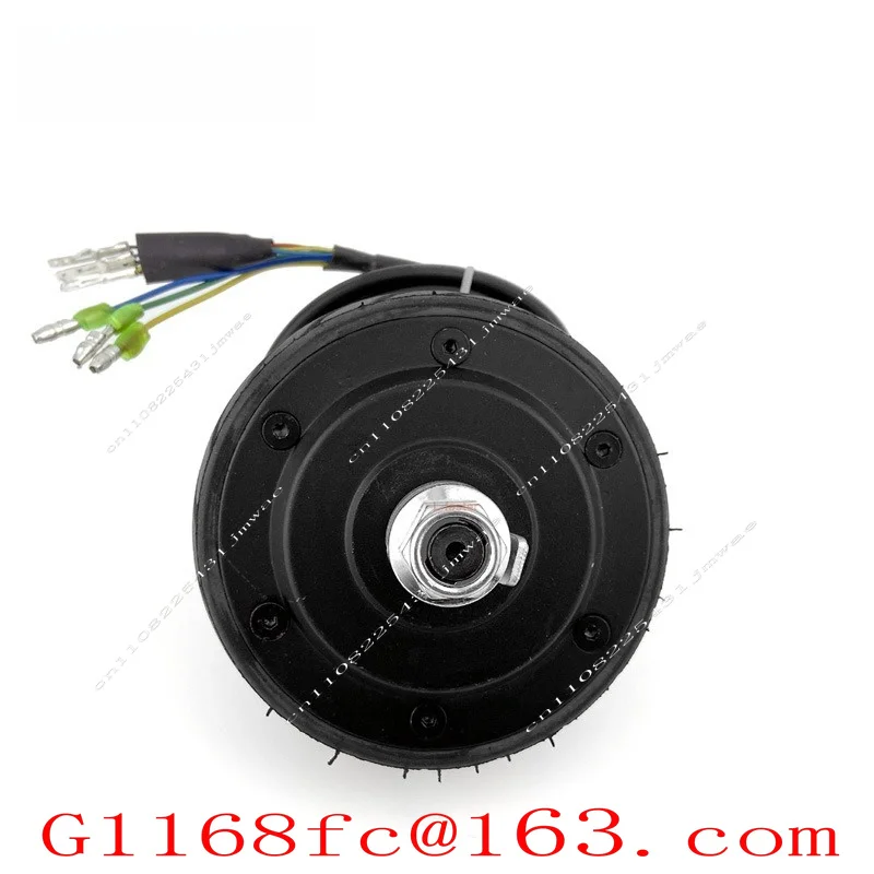 4-inch 24V/36V200W Black Toothless Scooter Motor Starter Robot Wheel Hub