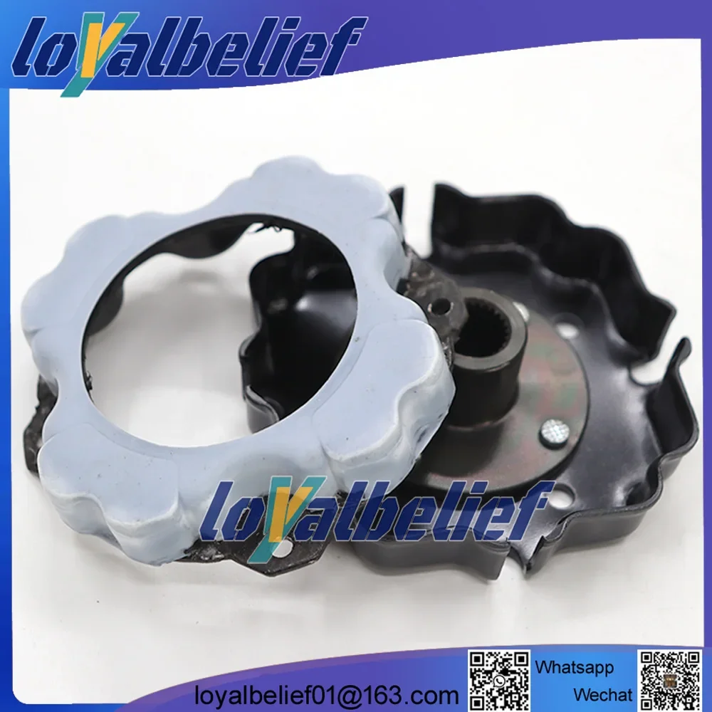 7SEU17C AC Compressor Magnetic Clutch Metal Hub Front Plate Rubber Boot For Mercedes-Benz Mercedes Benz VAG Cayenne