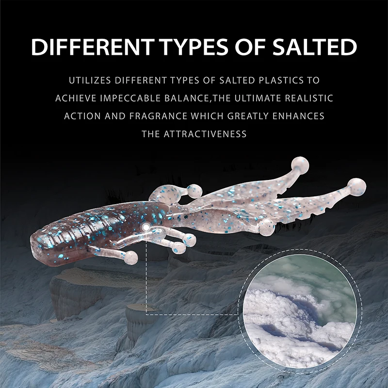 8 قطعة/الوحدة 90 مللي متر ، 5.9 جرام الكمال لينة سيليكون الصيد السحر مجموعة ، دودة ، تكساس تلاعب ، الزحف إغراء ل باس وبايك ، سهلة ShinerLures